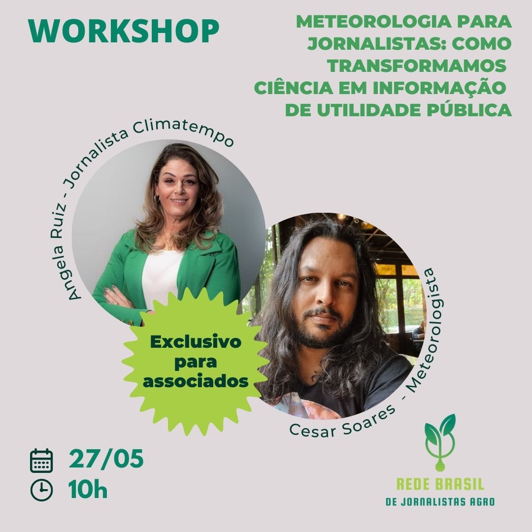 Rede Agrojor promove workshop com especialista da Climatempo