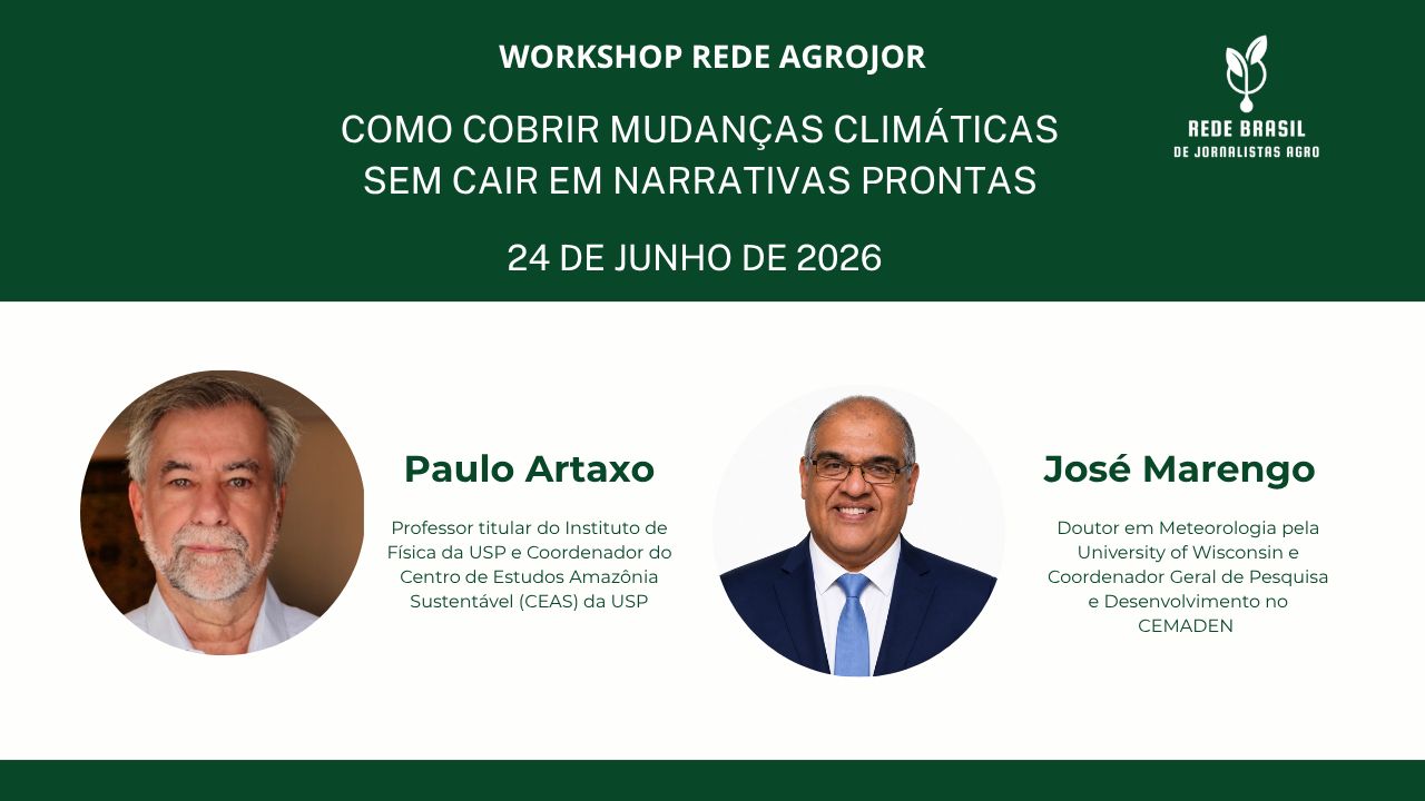 Workshop “Como cobrir mudanças climáticas sem cair em narrativas prontas”