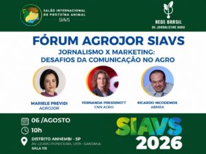 Rede Agrojor promove primeiro fórum de comunicação durante o SIAVS 2026